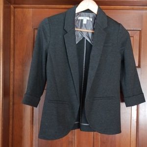 Gray Open Front Blazer by Lauren Conrad